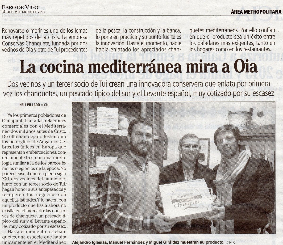 Este #carnaval celebramos el #4aniversario de <a href="/con_chanquete/">Conservas Chanquete</a>, queremos agradeceros a tod@s por acompañarnos y degustar nuestro productos. 😊