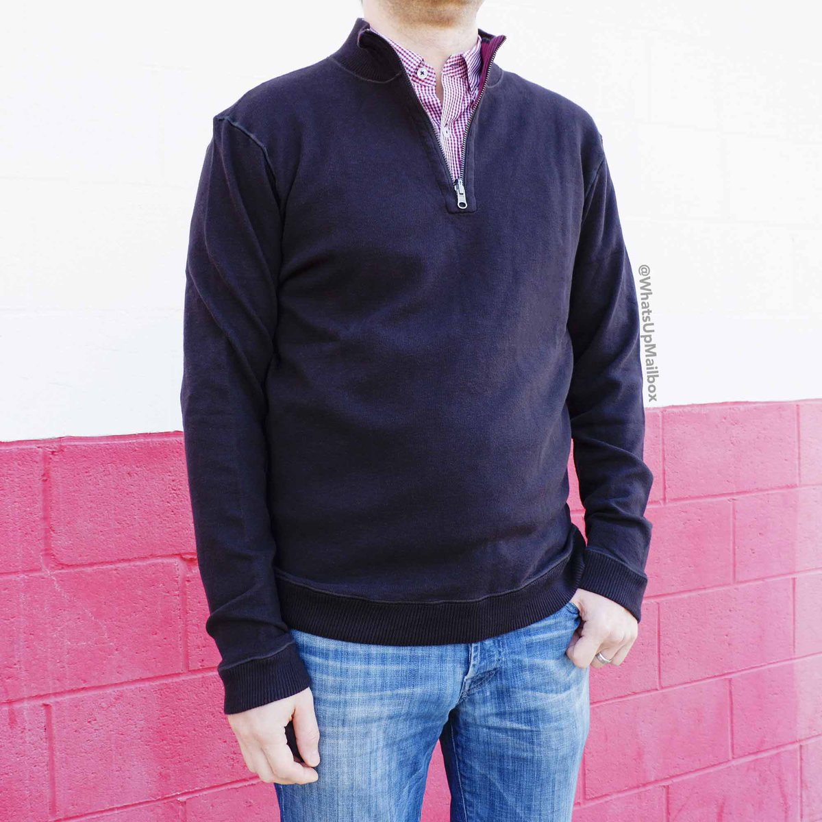 whatsupmailbox's tweet photo. Ready to conquer the week w/ my new shirt &amp; sweater from this month's #TrendyButler package 👊😎 Full review + coupon 👉https://t.co/8BmdOvEeCw https://t.co/IUx2eKSgDx