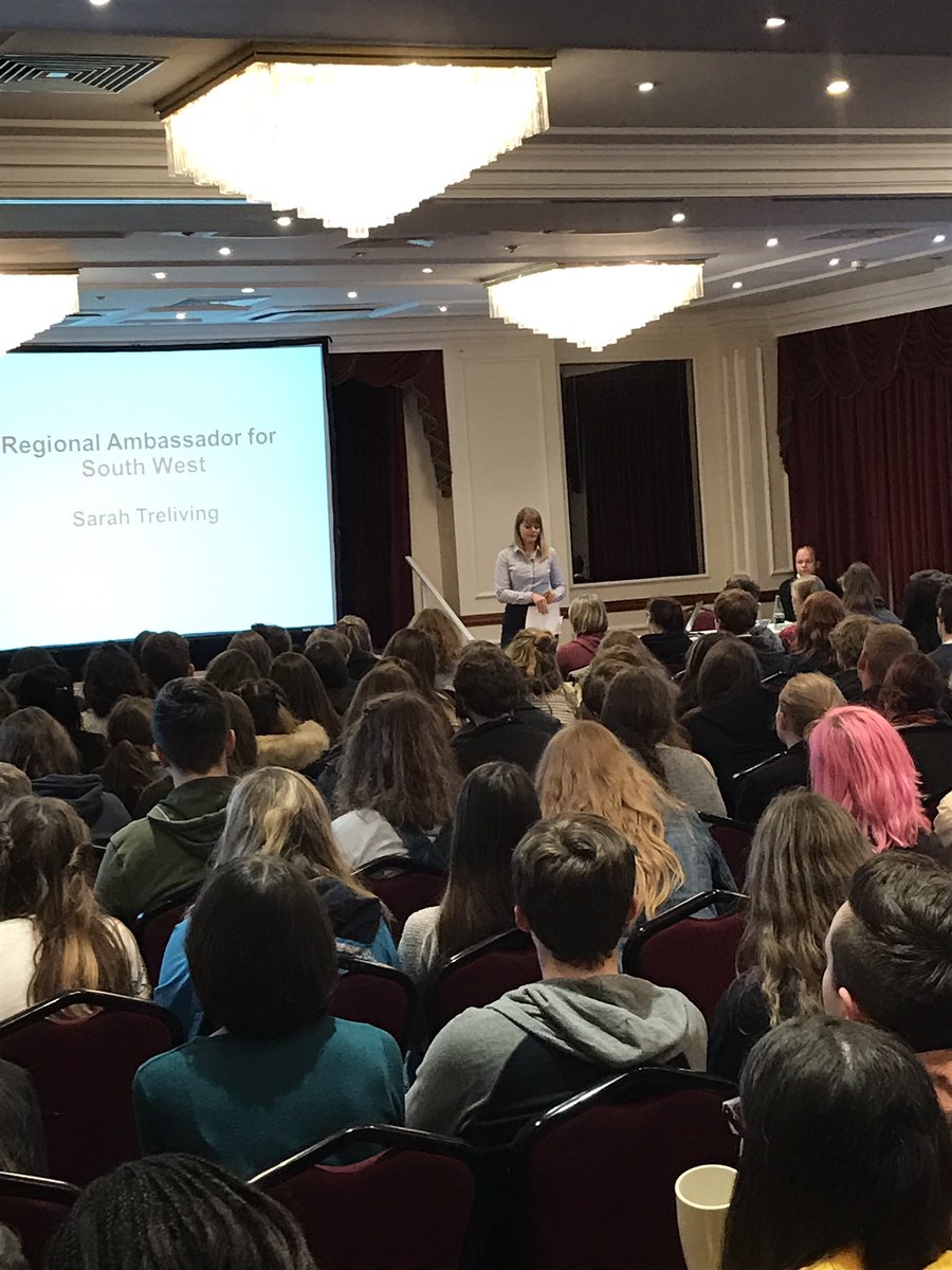 Students hearing inspirational words about how #LfA impacts her work, from <a href="/HolocaustUK/">H.E.T.</a> Regional Ambassador <a href="/SarahTreliving/">Sarah</a> now in Exeter.
