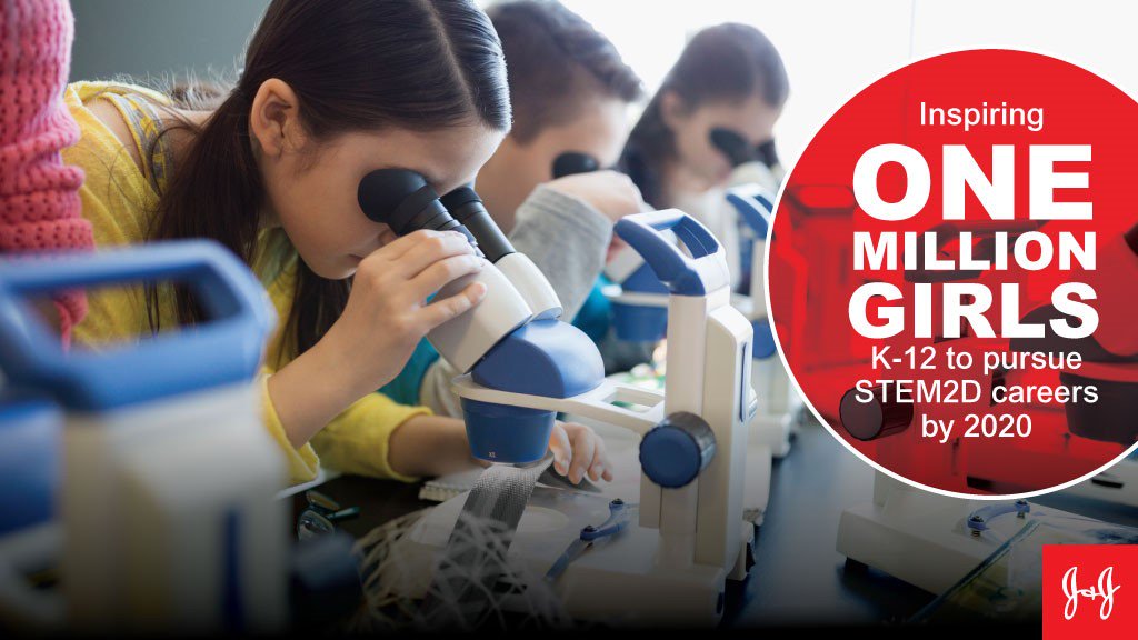 JNJNews's tweet photo. In honor of #IWD2017 we’re proud to ignite tomorrow’s scientists, technologists, innovators, mentors &amp; caregivers. https://t.co/3CTUdD7k0E https://t.co/p7hEKa6RIB