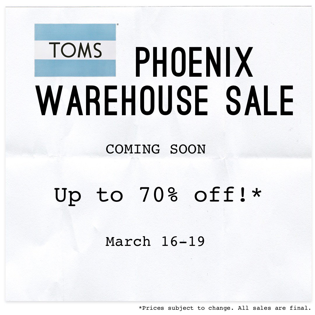 tom shoes warehouse sale