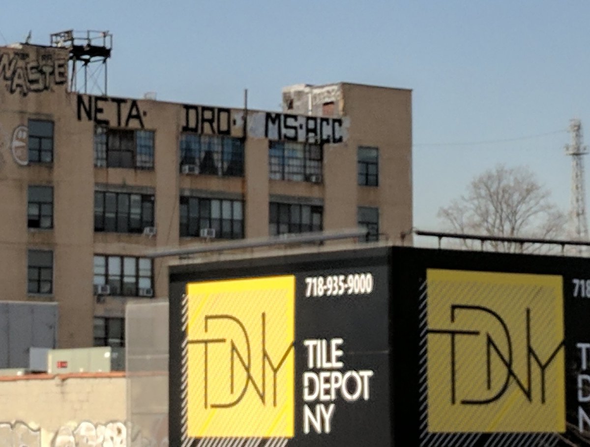 SportsChannel8's tweet photo. Welcome graffiti for @amyuf in Brooklyn? #MsACC https://t.co/0UUsyBjeBx