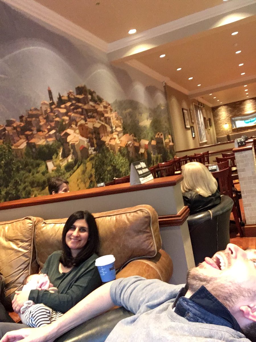 basilbutlerfly's tweet photo. In a coffee shop because that's what sophisticated parents do apparently. #boring #BORED #aaaarrgh https://t.co/uGpNdHDQb6