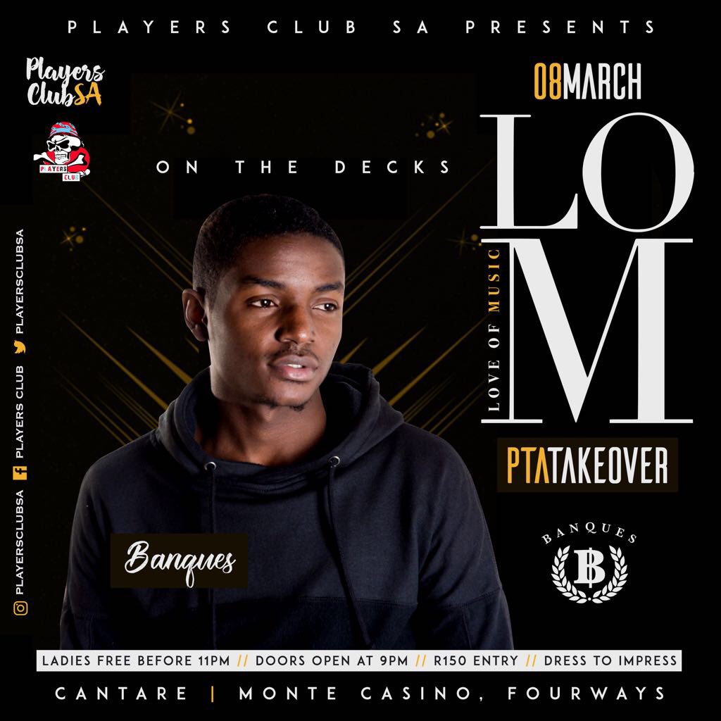 ValMakgetlaneng's tweet photo. Let's bring in a different vibe with the 012 boys 😏🔥 it's the #PTATakeOver this Wednesday at #LOMNights 🔥 https://t.co/IryCrCBnwv
