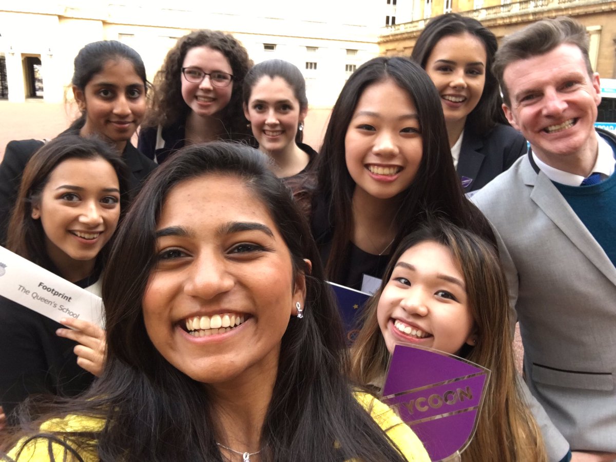 Footprint_1step's tweet photo. So proud of everyone! Well done to all the teams! #ks5winners #proud #welldone @TycoonInSchools @TheQueensSchool @dragonjones https://t.co/V6jBGoOsUk