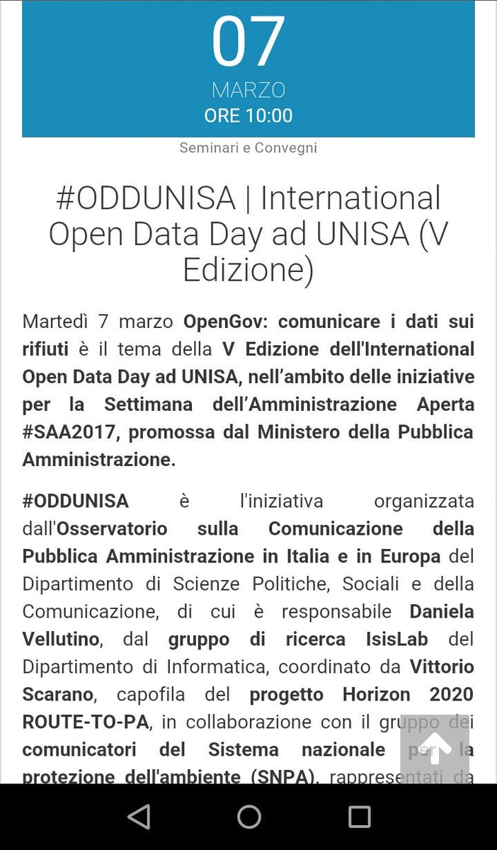 fonderie's tweet photo. Comunicare i dati sui rifiuti. Anche @UniSalerno partecipa a #SAA2017 con #oddunisa https://t.co/vbI0kCShCZ #oddit17 https://t.co/Vy0t9rBJ6p