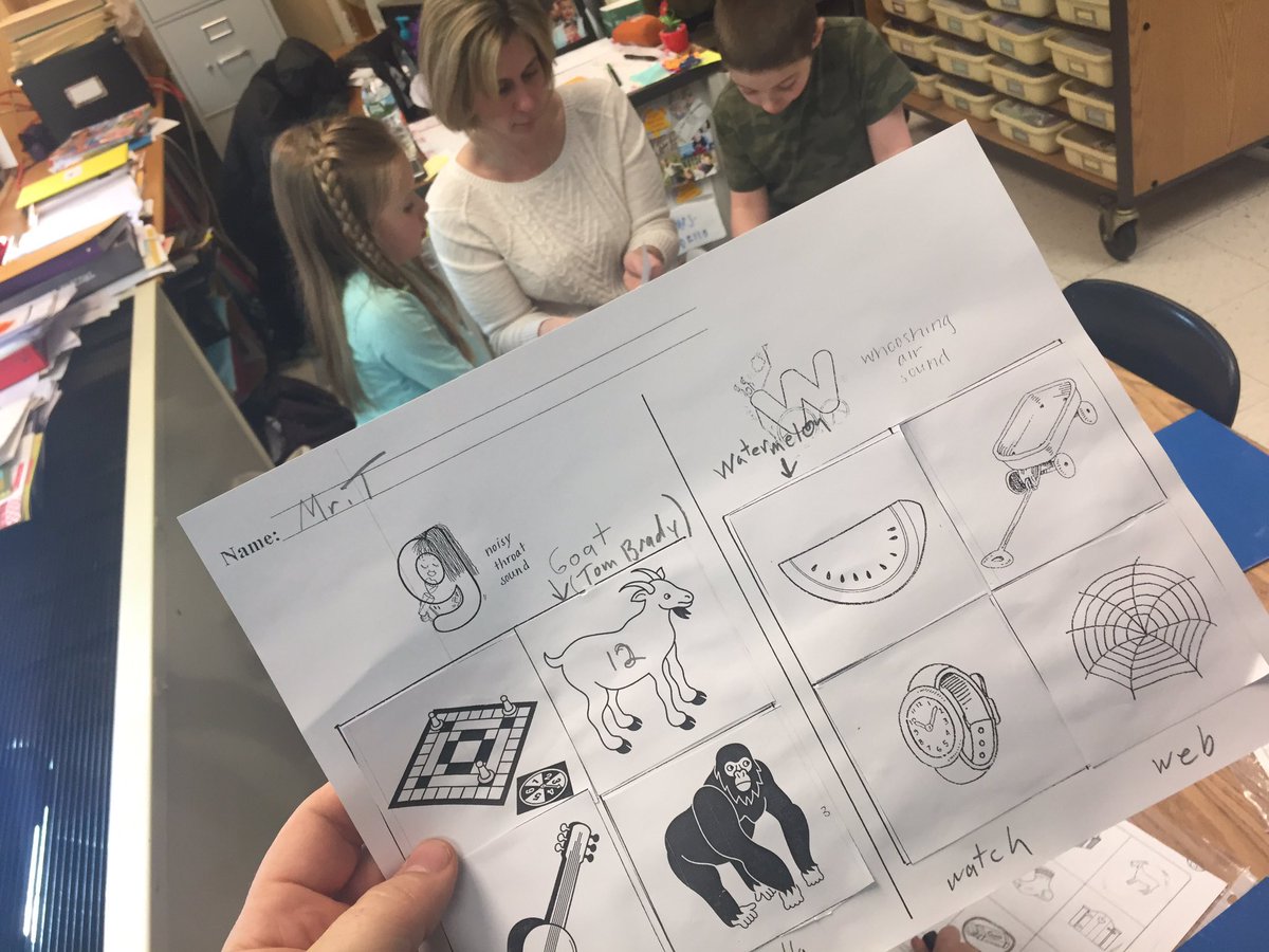 ace_thompson's tweet photo. Our Lively Letters for the day are G and W! I made my goat #TB12 #ShadowAStudent #NotFollowingDirections https://t.co/P1VU2wyyQg
