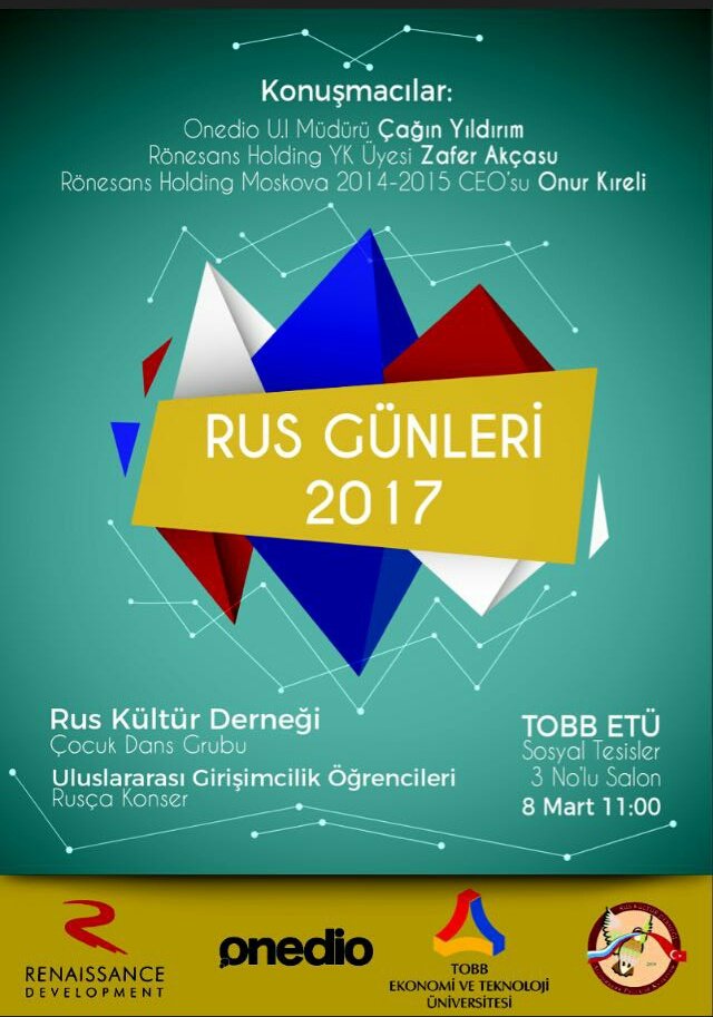 Rönesans Holding Moskova 2014-2015 CEO'su Onur KIRELİ Rus Günlerinde bizlerle...