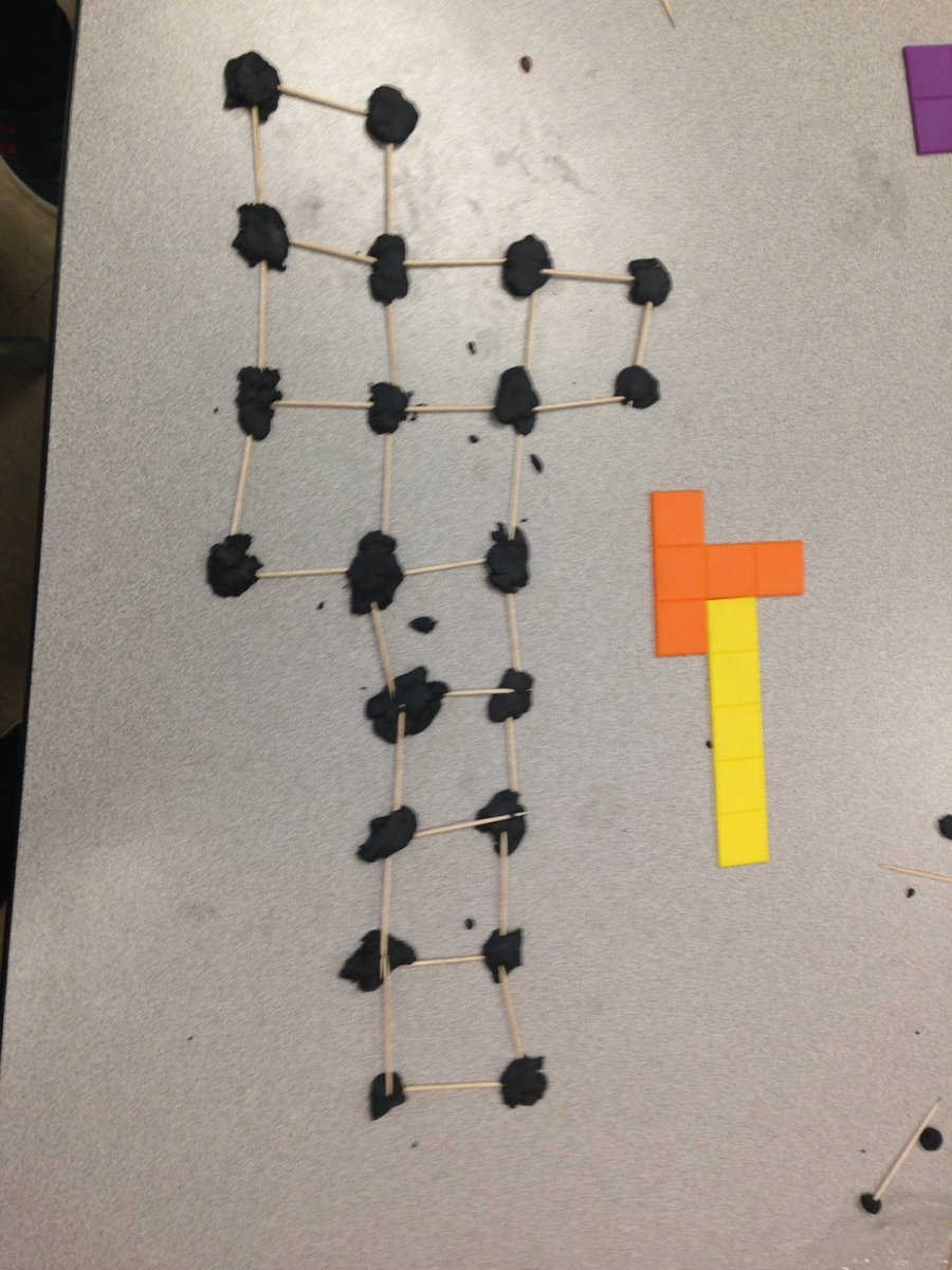 JennCampbell27's tweet image. Replicating pentomino tiles with clay and toothpicks. #spatial #STEM #lvmath @LorenvilleFDK