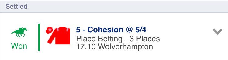 GlassbrookTips's tweet image. Strode home easily in first place.