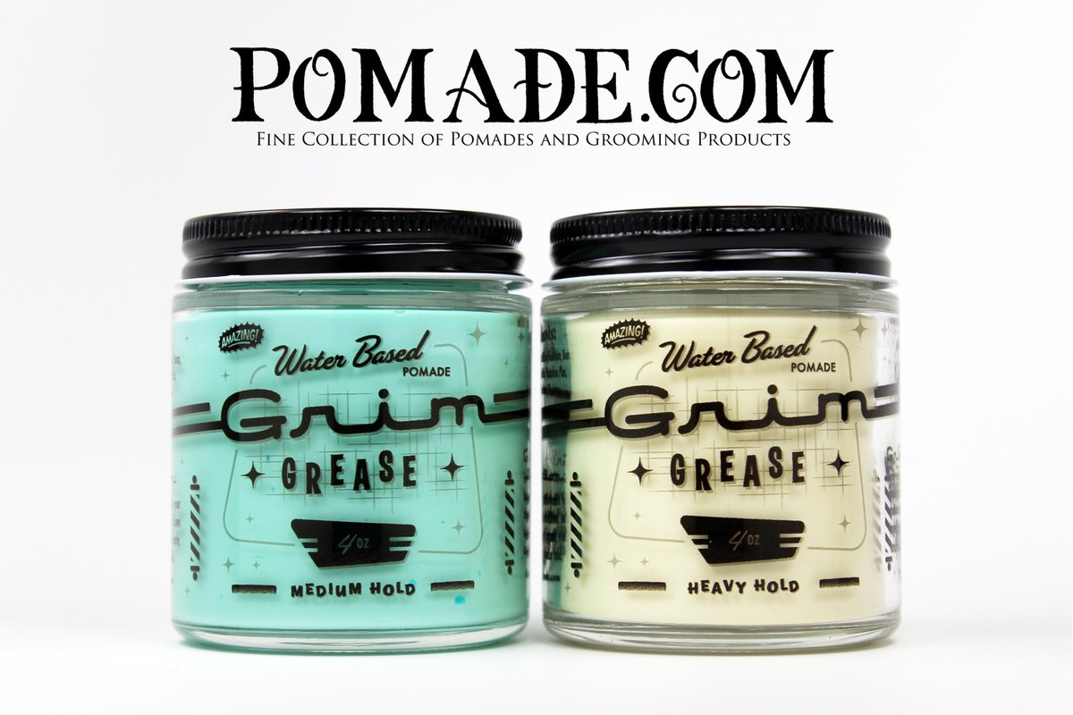 MrPomade's tweet photo. Reformulated for you. #grimgrease #waterbase #losangeles #pomade https://t.co/zkB0aX61YI https://t.co/guXAIepHD4