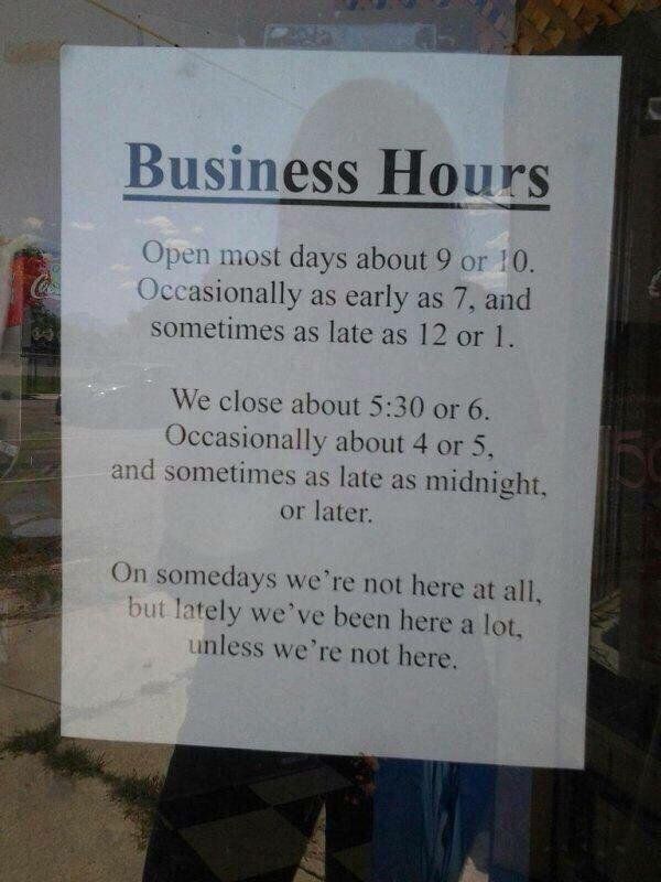 When you start a business but you have a life also