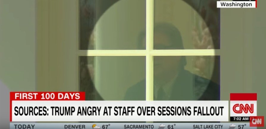 CNN puts Steve Bannon's head in cross hairs