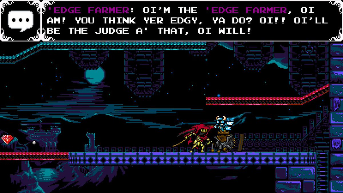 TheAceOfRed's tweet photo. i didn't know i was in shovel knight #NintendoSwitch https://t.co/kvDInrXM0t