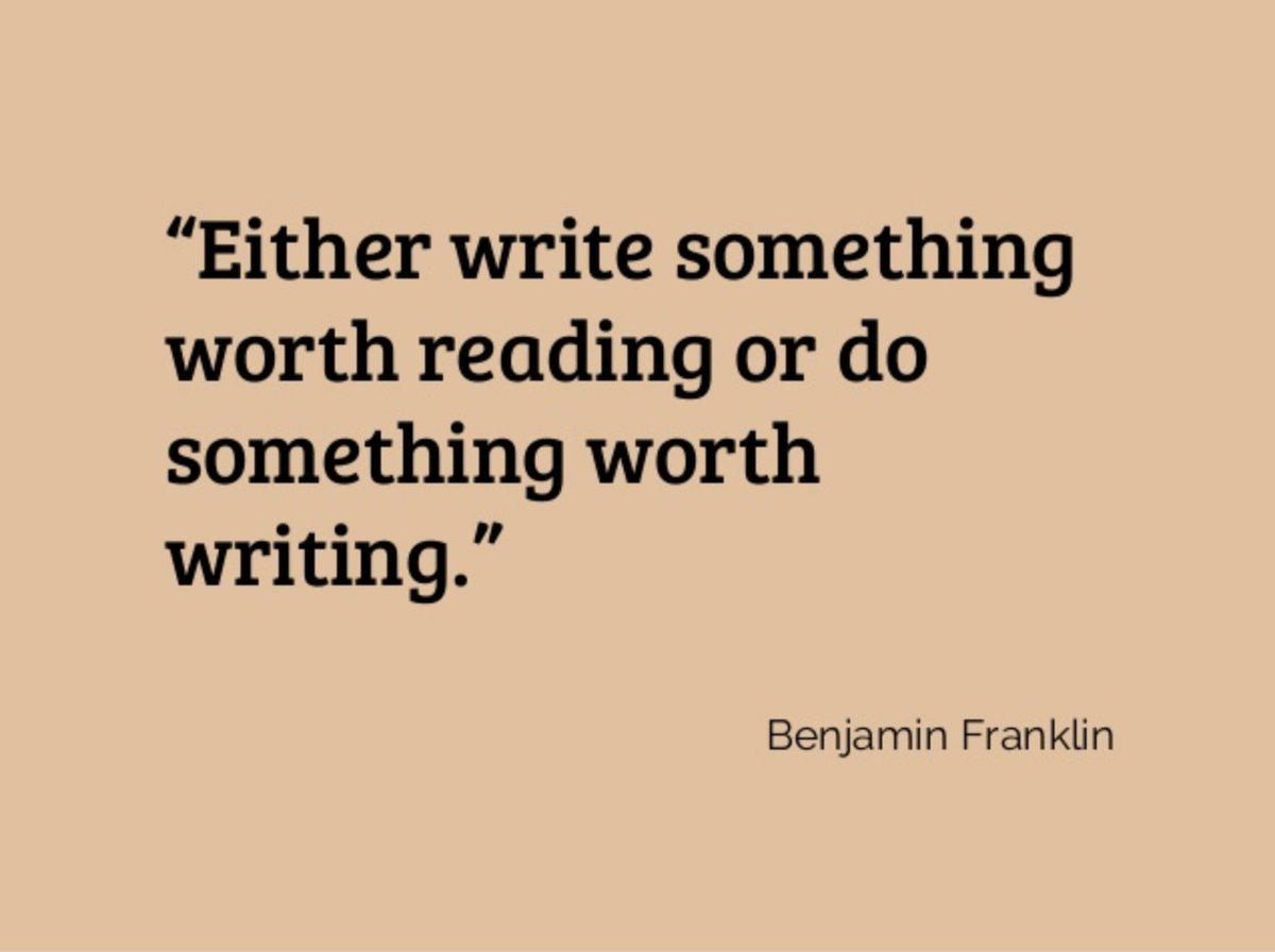 CleaCalloway's tweet photo. Yes!  My #MondayMotivation.  #author #benjaminfranklin #writing #writingtips https://t.co/bNSxenBcoM