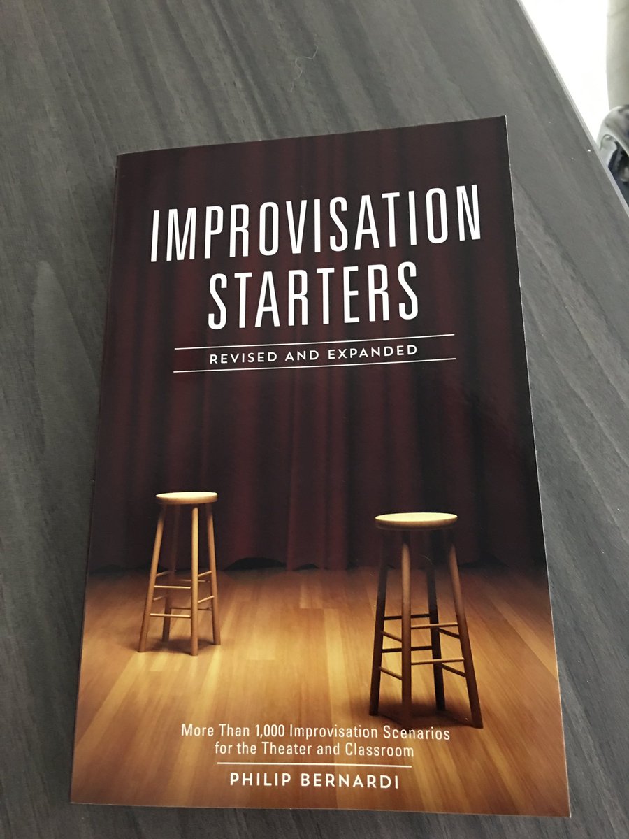 oonziela's tweet photo. Thanks to @PhilBernardi for donating a copy of his book Improvisation Starters to #nErDCampNJ! A desirable door prize indeed! @nErDCampNJ1 https://t.co/ruuR4MzvjO