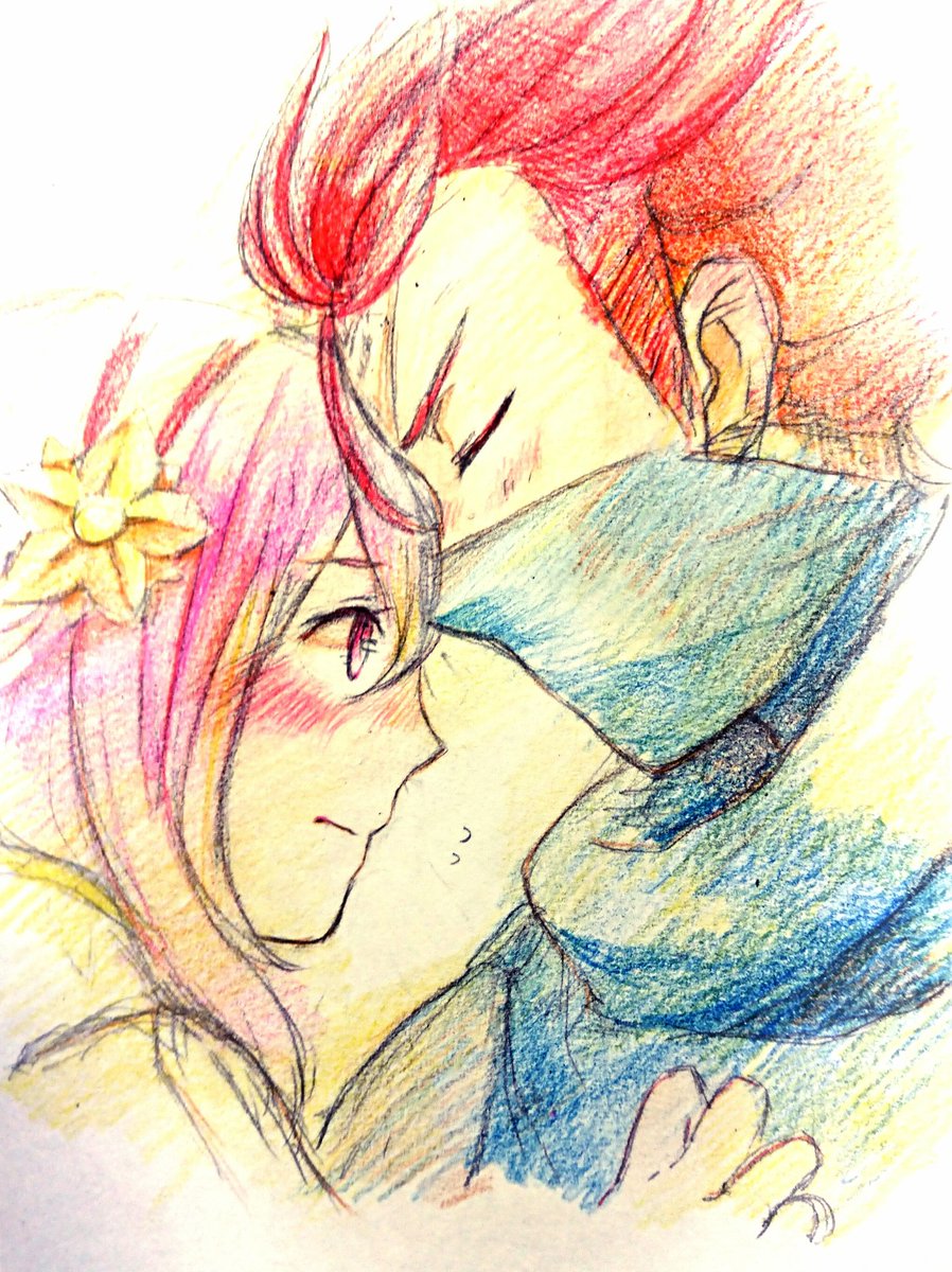 私はタイムライン見てると恋愛シーン描きたくなる病ですね 猫タグのイラスト