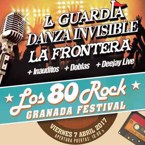 LOS 80 ROCK GRANADA FESTIVAL. Viernes, 07 de Abril - 18h. en Palacio de Congresos.  Precio: 24e.    Venta: Teatro Isabel la Católica.