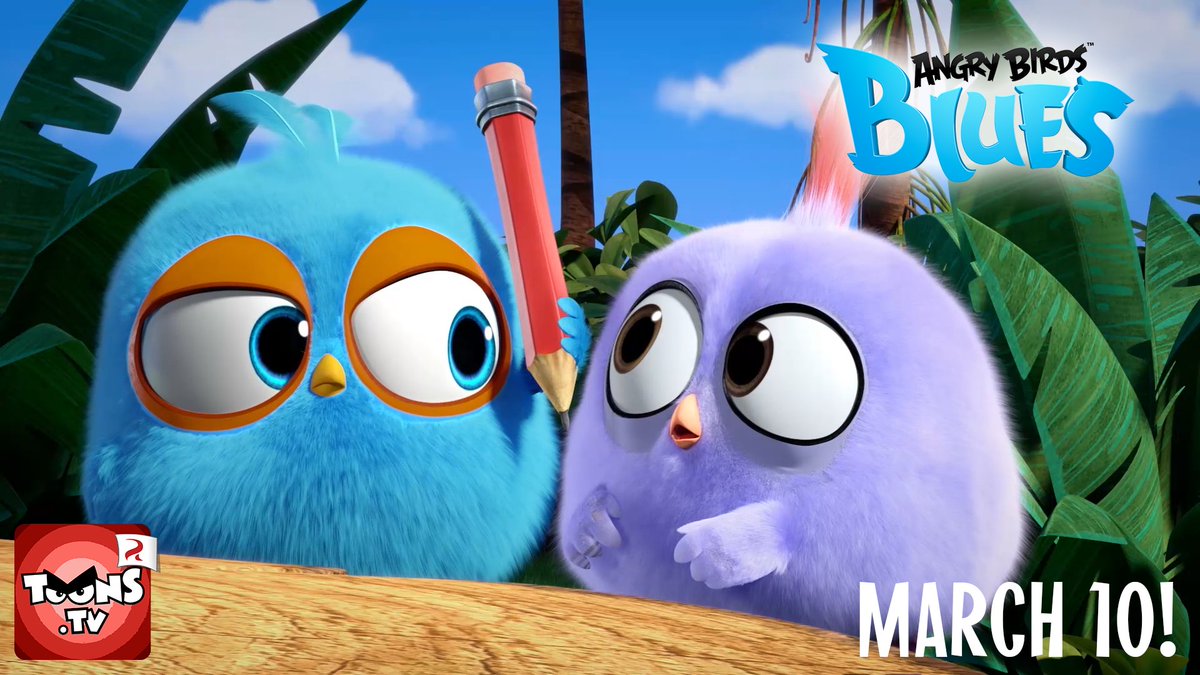 AngryBirds's tweet photo. Oh look, they're marking their calendars for March 10 for the #AngryBirds Blues premiere on #ToonsTV! Get ready! https://t.co/VyEKSGru4G