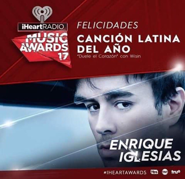 Enriqueforeverr's tweet photo. News: #DueleCorazon won the award of the Latin song of the year last night https://t.co/MF27xF0RYB