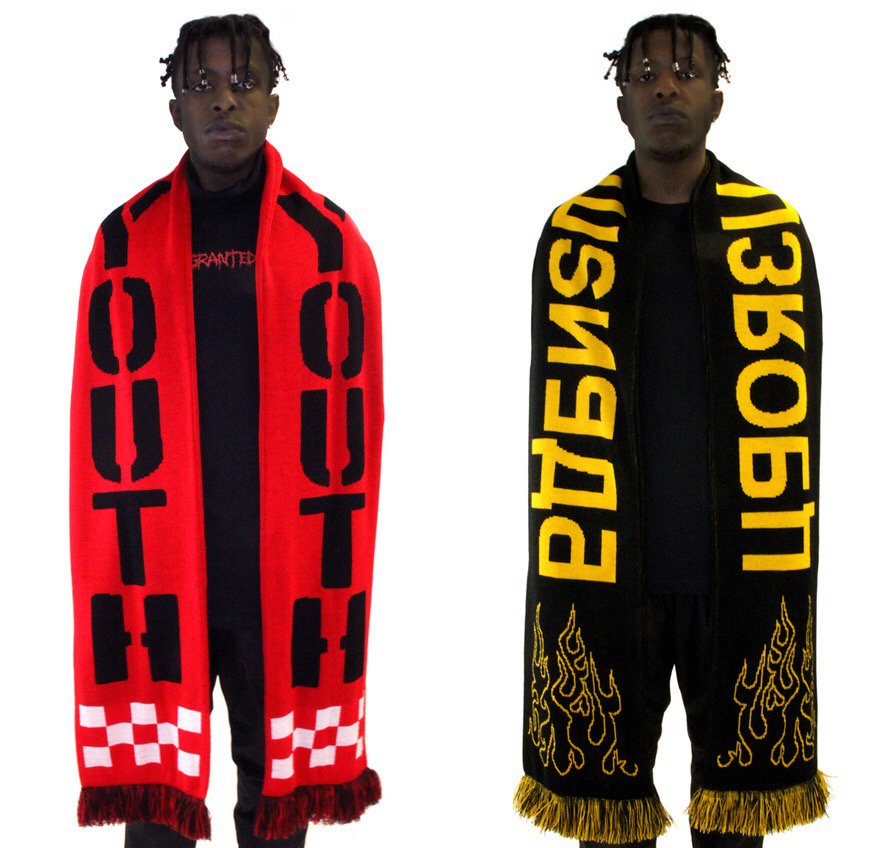 GrantedLDN's tweet photo. Now online https://t.co/geKVVY30Xk 
#scarves #streetstyle #hypebeast #highsnobiety #basementapproved #grantedldn https://t.co/Dtx39MGEGB