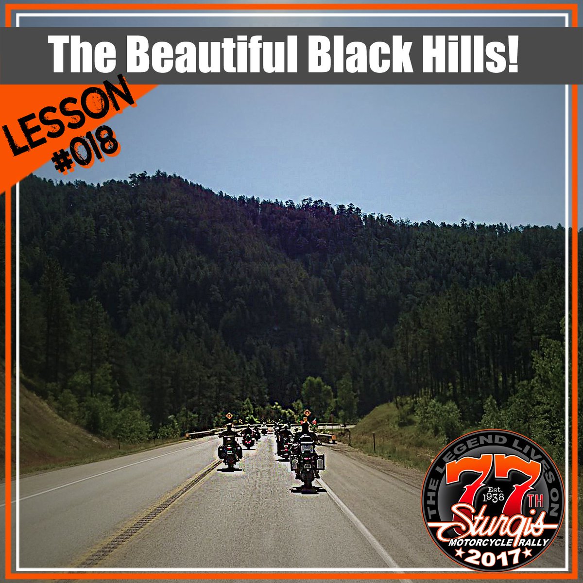 SturgisRally's tweet photo. #HowToRally : Take all the scenic rides through the Beautiful Black Hills. #Lesson18
#GetOnYourBikesAndRide https://t.co/gm2IiCM0A6
