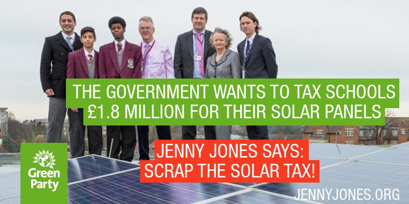 CrystalPalace Greens (@cpgreens) on Twitter photo Great work by <a href="/GreenJennyJones/">Jenny Jones</a> exposing scale of punishment for schools that install solar panels theguardian.com/environment/20… Great work by <a href="/GreenJennyJones/">Jenny Jones</a> exposing scale of punishment for schools that install solar panels theguardian.com/environment/20…