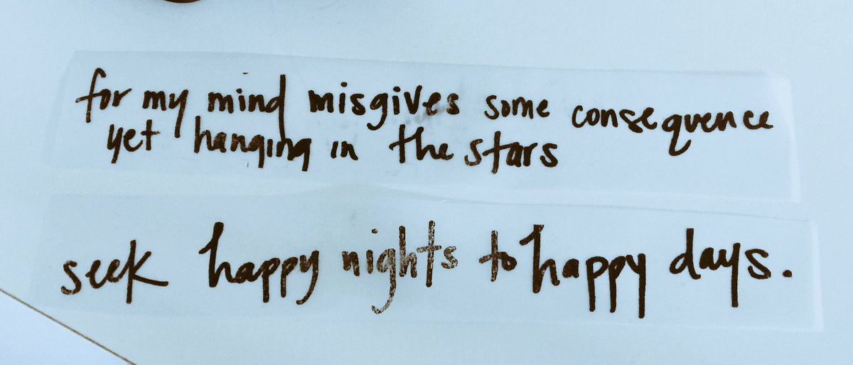 HFKemilly's tweet photo. This was mailed to me. Familiar Handwriting. Romeo & Juliet quotes. #NoReturnAddress #Shakespeare #CuriousMind #NYzip? 📬✉️🤔 https://t.co/yUVbCnWcXN