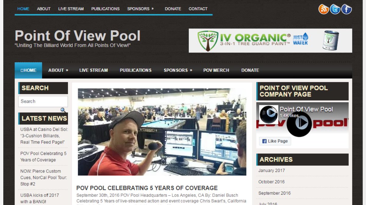 IV_Organics's tweet photo. #IVOrganic is a proud Sponsor of https://t.co/cVrNi91CQ4 ππ
#POVPool #Billiards #OrganicGarden https://t.co/iWmShfO8fk