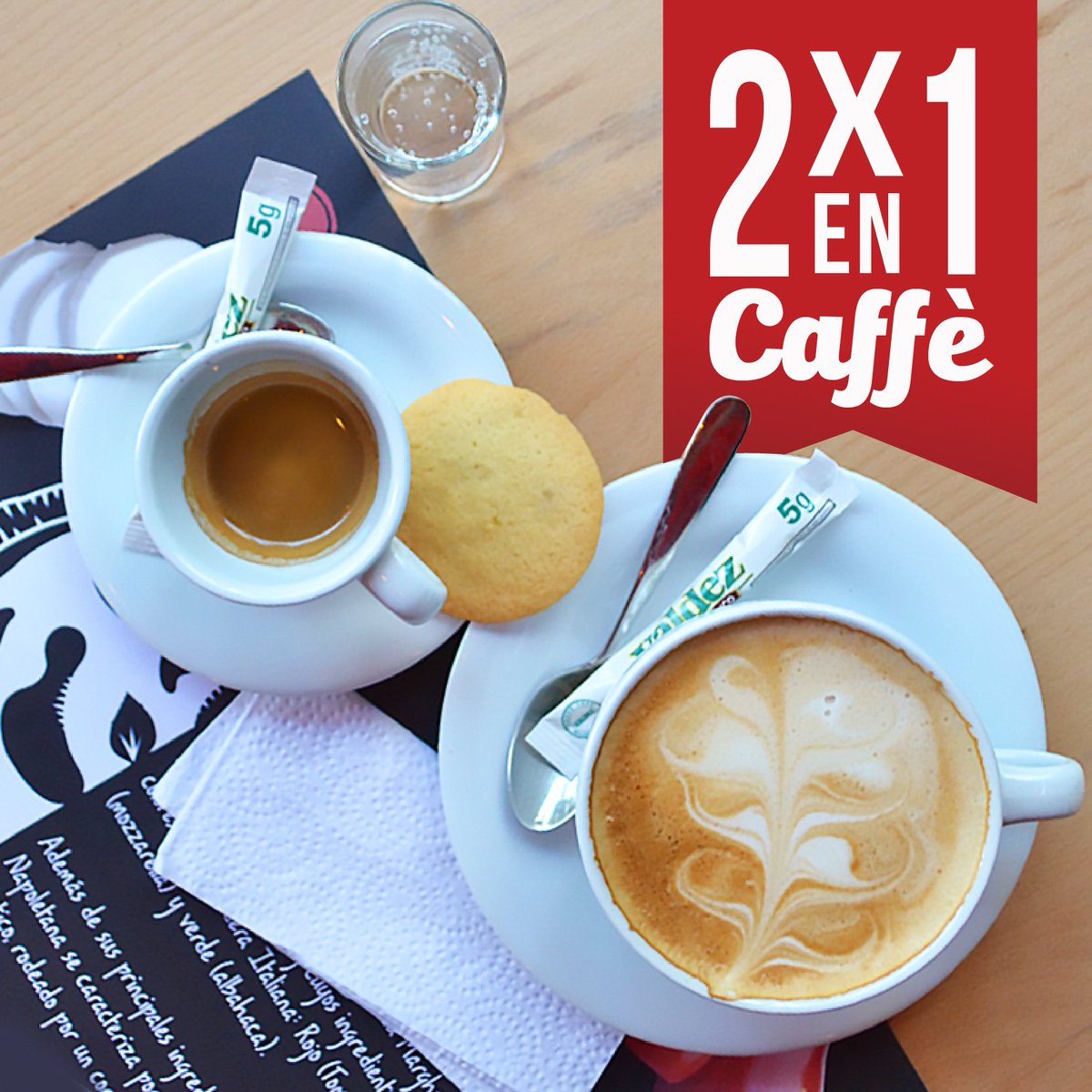 viapartenope's tweet photo. Porque todo sabe mejor cuando lo compartes con esa persona especial, les traemos el 2x1 en Caffè! ¡Todos los días, de 4 a 7pm! https://t.co/SJoryQsRaq