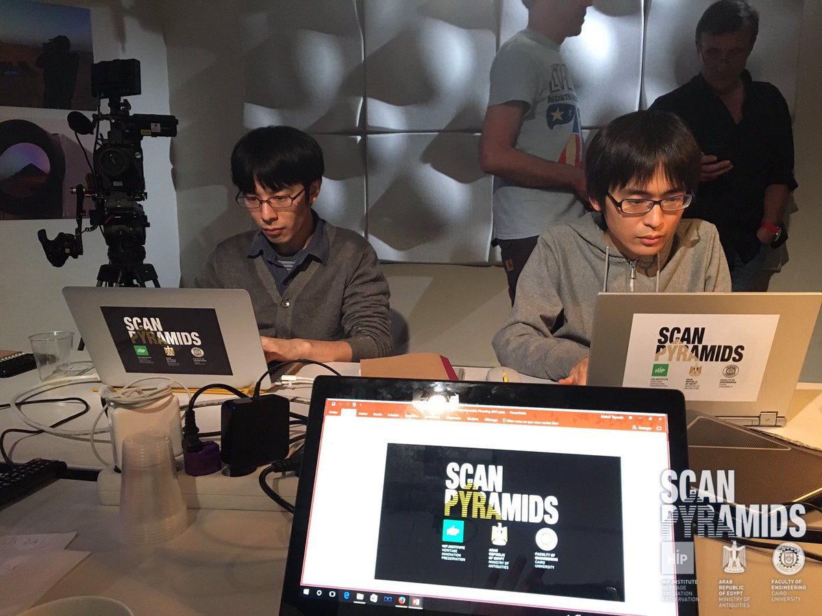 MehdiTayoubi's tweet image. Refining data analysis about the cavity we discovered behind North Face of The Great Pyramid. #ScanPyramids