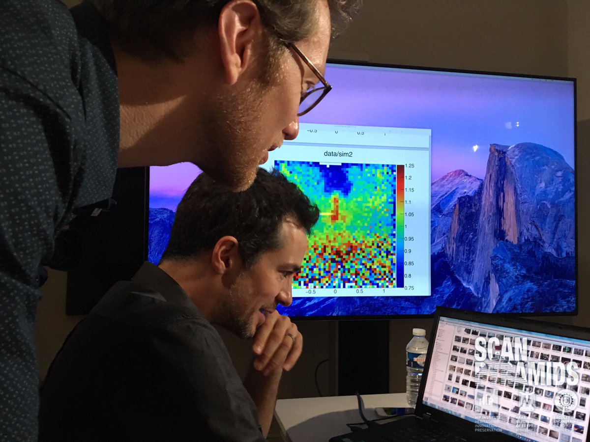 MehdiTayoubi's tweet image. Refining data analysis about the cavity we discovered behind North Face of The Great Pyramid. #ScanPyramids