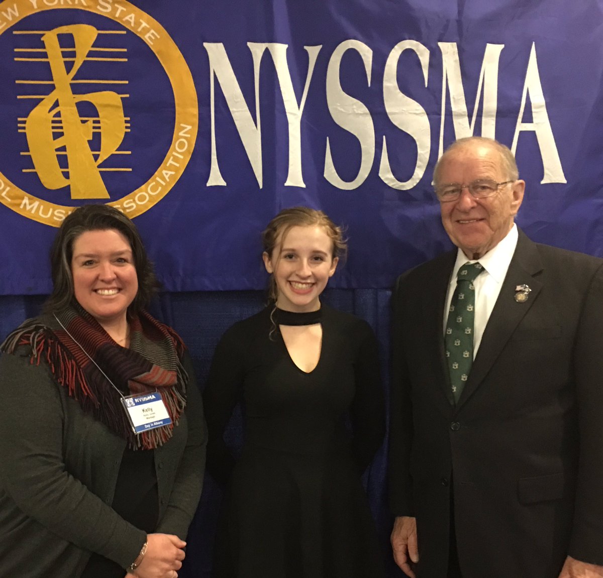 WantaghMusicArt's tweet photo. @WantaghSchools All-State Vocal Jazz student Lindsay Whiteman with Assemblyman David McDonough @OfficialNYSSMA Day in Albany. https://t.co/cV79akhBm7