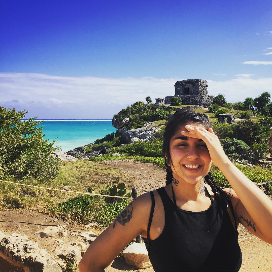 day off in Cancun- ancient Mayan ruins overlooking the Caribbean...what prime real estate!!! https://t.co/V9YOmZFf96