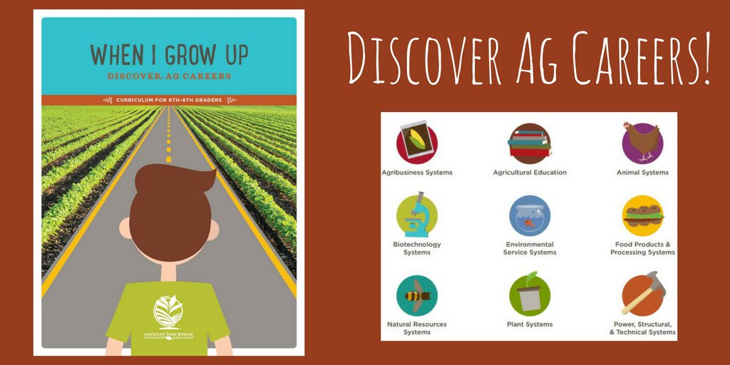 Want to be an engineer? Or maybe a nutritionist? Explore ag careers in our FREE career kit ow.ly/MLhF309u7p3