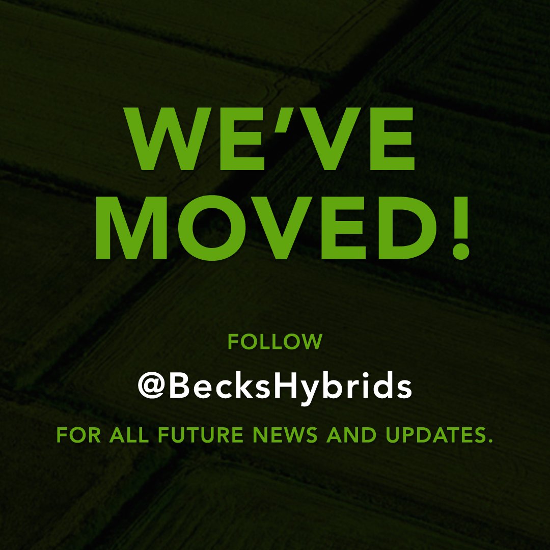 FARM_server's tweet image. We've moved! Follow @BecksHybrids for all future news and updates. #FARMserver #BecksHybrids