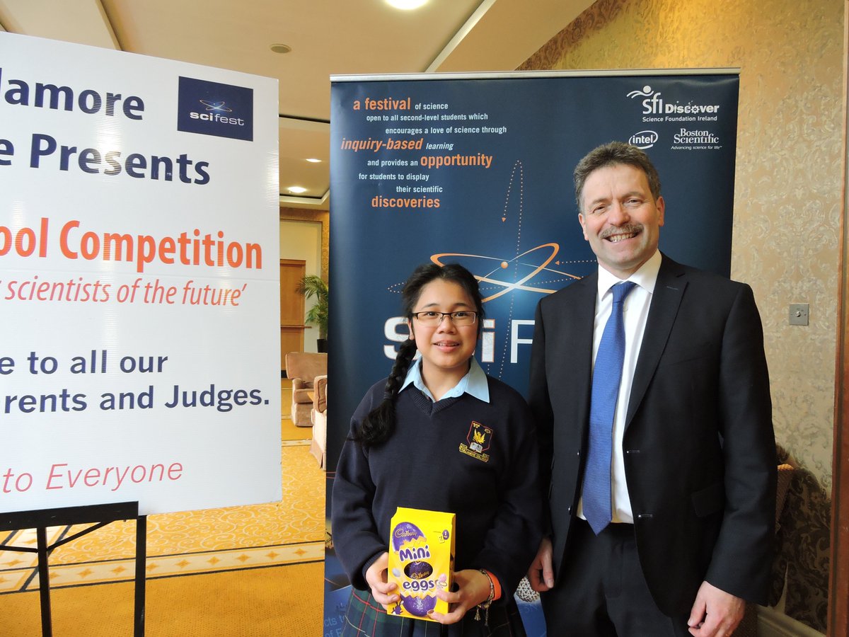 SciFest4STEM's tweet photo. SciFest@School judges @TCOneGoodIdea had a difficult task today. Well done to the students and teachers. @laoisoffalyetb @scienceirel https://t.co/HLuogSD3Kd