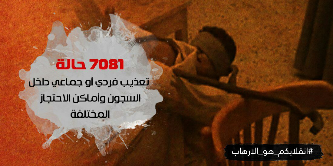 #انقلابكم_هو_الارهاب  إحصائيات وانتهاكات العسكر داخل السجون والأقسام تعدت كل حقوق الإنسانية والمواثيق الدولية