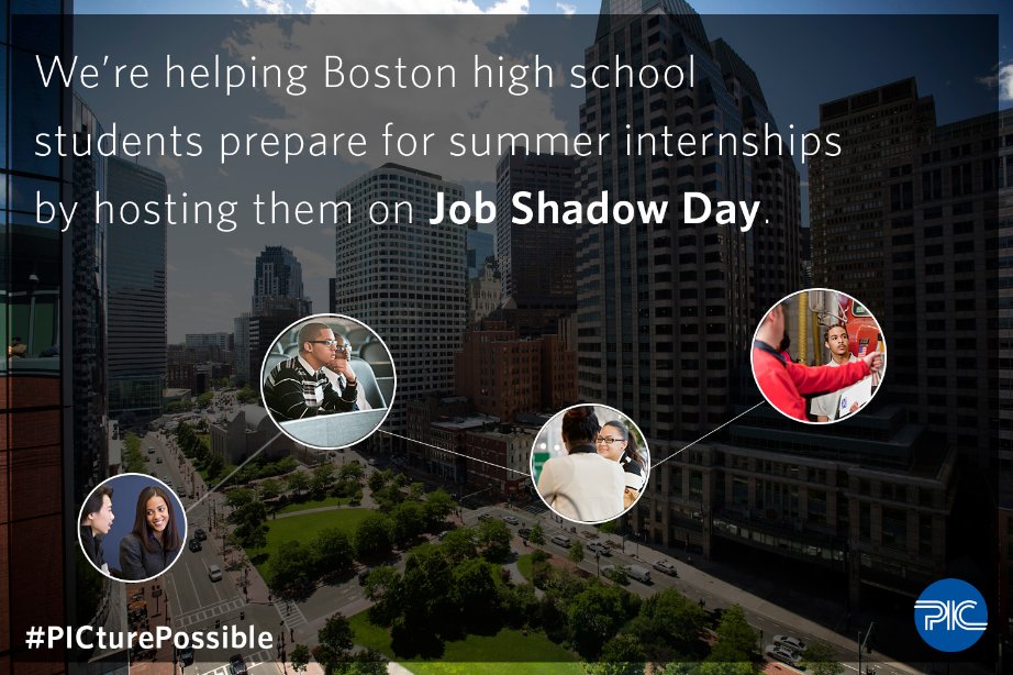 Starbucks &amp; @BostonPIC will be creating a job shadow experience for Boston students this Friday! Can't wait! #PICturePossible #tobeapartner