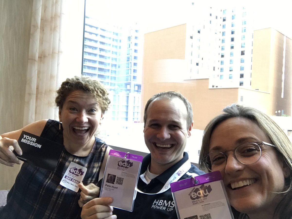 DanaKSchrader's tweet photo. About to present @SXSWedu &amp; we r so excited! Thanks for the chance to share what we do! Honored to represent @ltisdschools &amp; @HudsonBendMS https://t.co/TTdwpCRdyS