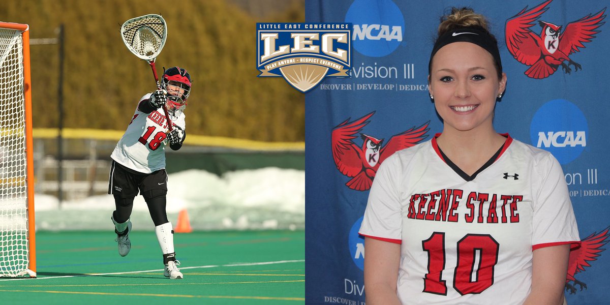 KeeneStateOwls's tweet photo. .@alison_argiro, Lewis of @KSCWLAX Receive @LittleEastConf Weekly Awards https://t.co/UhbEyMMLBQ https://t.co/XiXHTmNkxw