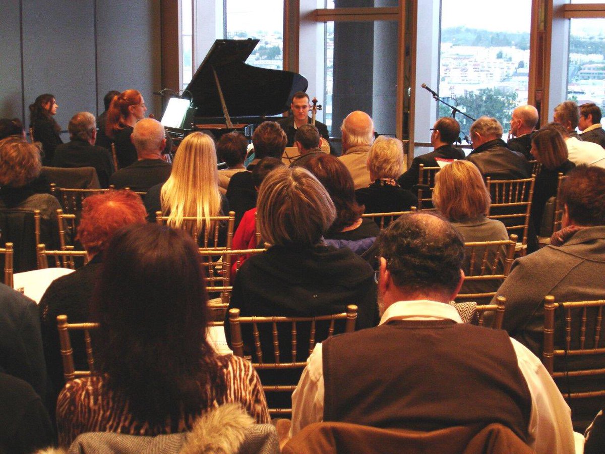 UlrikeRitzinger's tweet photo. Thnks to @SalonDeMusiques #DTLA for a wonderful concert including music by Jewish - #Austrian composer #EricZeisl (*1905 #Vienna - 1959 LA)! https://t.co/wz9NMeB9Ct
