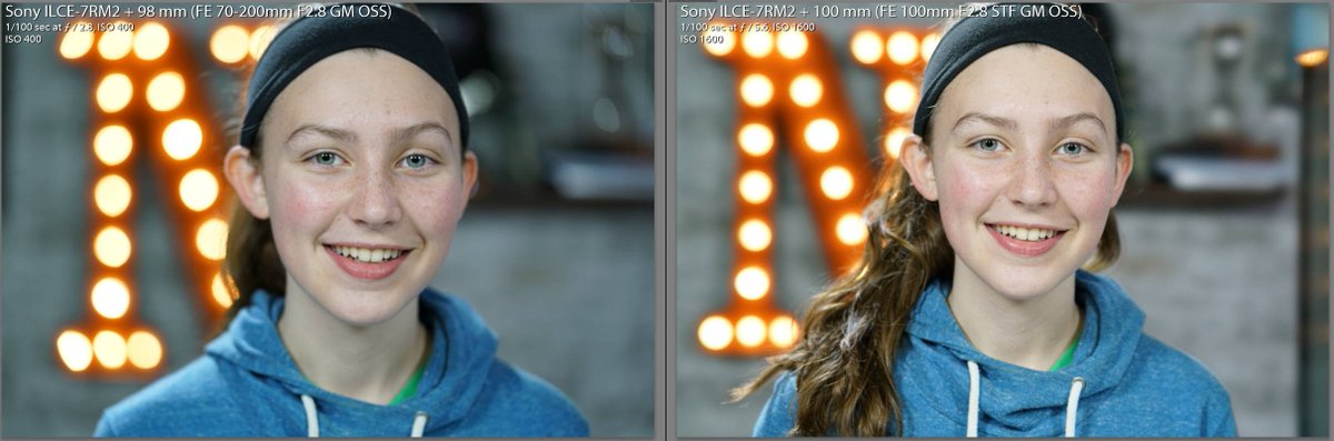 Tony Northrup Sony 70 0 F 2 8 Gm T Co Vrahkgvxmj Vs 100 F2 8 Stf T Co Mwjjnwov64 Check The Bokeh On The Lights Behind Her Stf Ftw T Co 4hwecuztwz