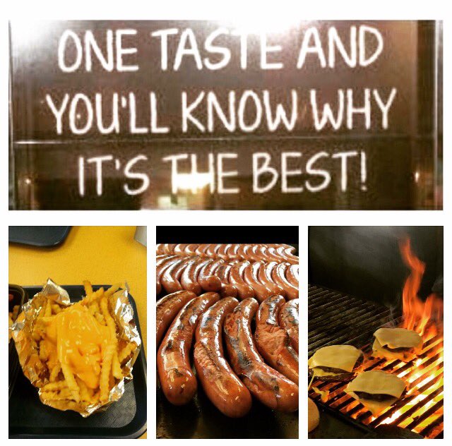 We have the BEST hot dogs and hamburgers!