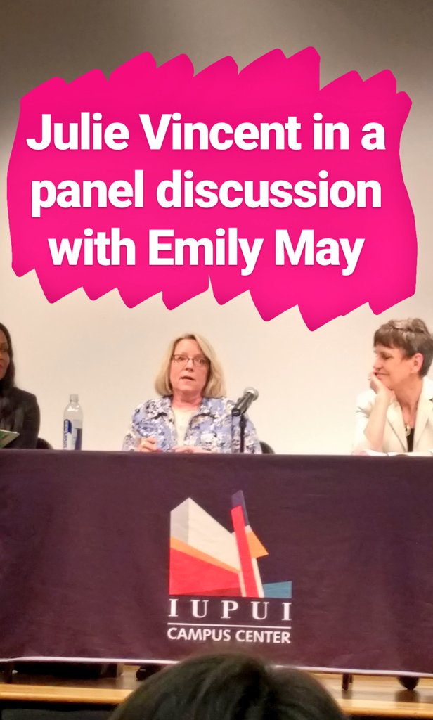ExclusiveEfrain's tweet photo. Panel Discussion w/ Emily May | Co-Founder of Hollaback @JVincentAPR @iupuijournalism #PR #PanelDiscussion #QueenofPR https://t.co/Hbzezz1W9J