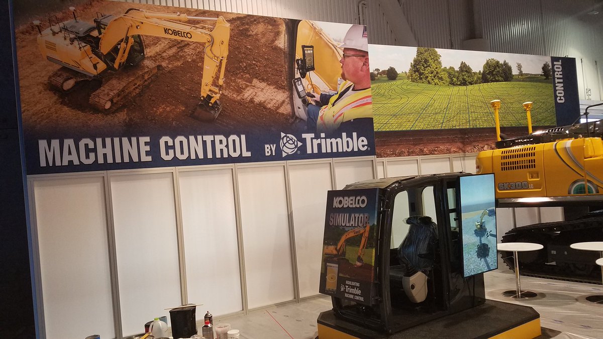 stephen_benko's tweet image. Demo  #TrimbleEarthworks the newest addition in machine control N10002. #TrimbleConstruct  #conexpo2017 #ConExpo  #CONEXPOCONAGG