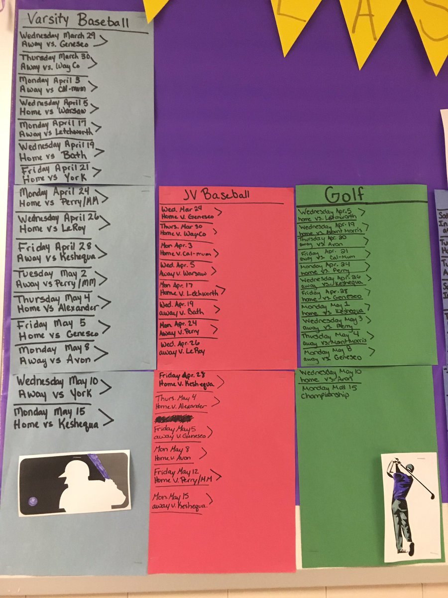 pcs_gophers's tweet photo. Spring sports began today! Good luck to all athletes this season! 
💜💛💜💛 https://t.co/FwSgdpFyNb