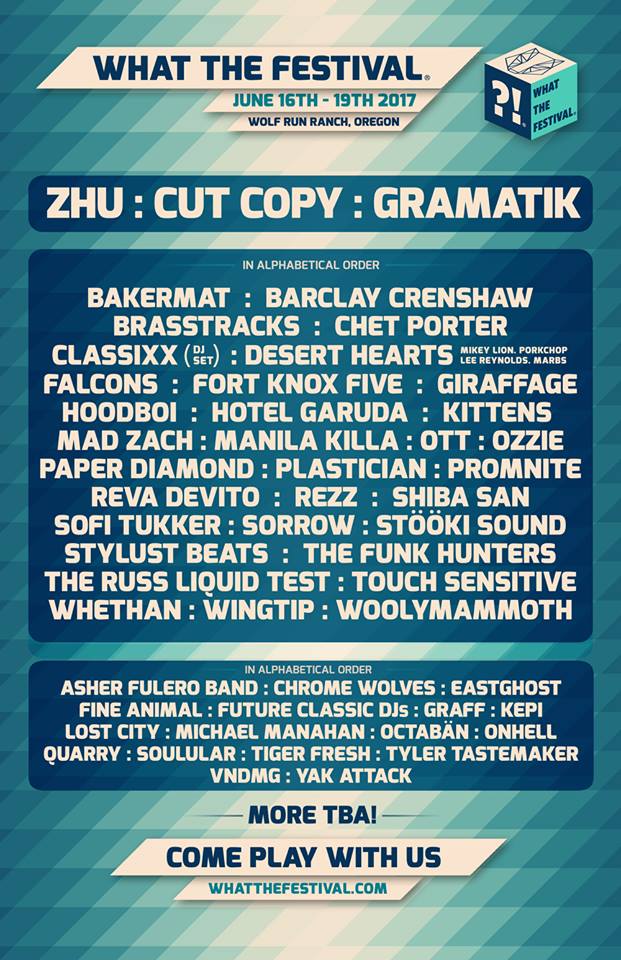 Boognish88's tweet photo. Full lineup will  be announced on March 15th! https://t.co/EryzXze7Yi