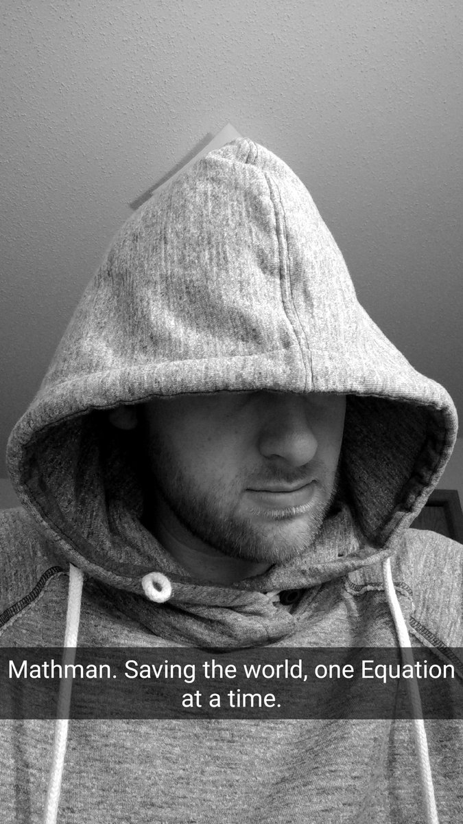 HotHouseHusband's tweet image. I think this is the best snap I have every put on my story, and no one has said anything! This is bullshit! #Mathman #EngineeringIsSexy