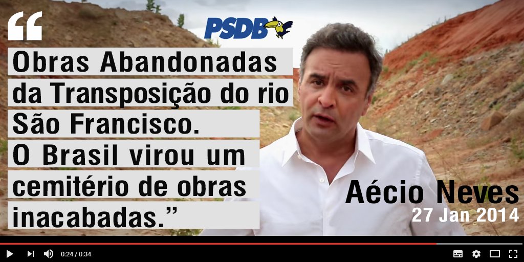 CarlosPatelli's tweet photo. Olha o Palhaço Neves do PSDB aí, não botou fé na Transposição do Rio São... https://t.co/3ycxVB7Kuf by #FernandoCesar77 via @c0nvey https://t.co/BXSluOrvM5